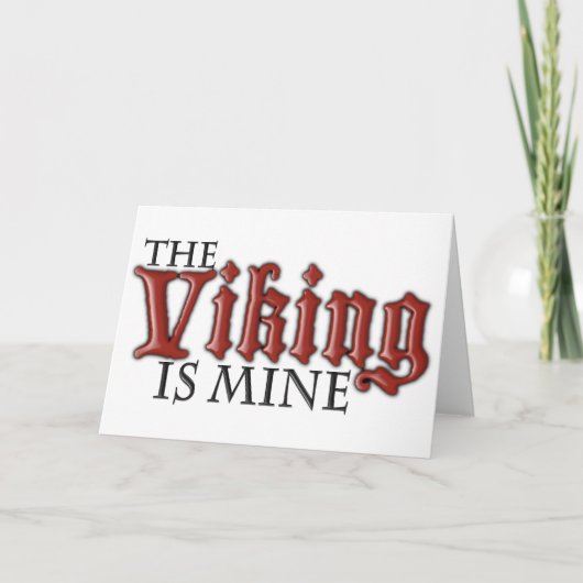 Viking is Mijn Feestdagen Kaart (Voorkant)
