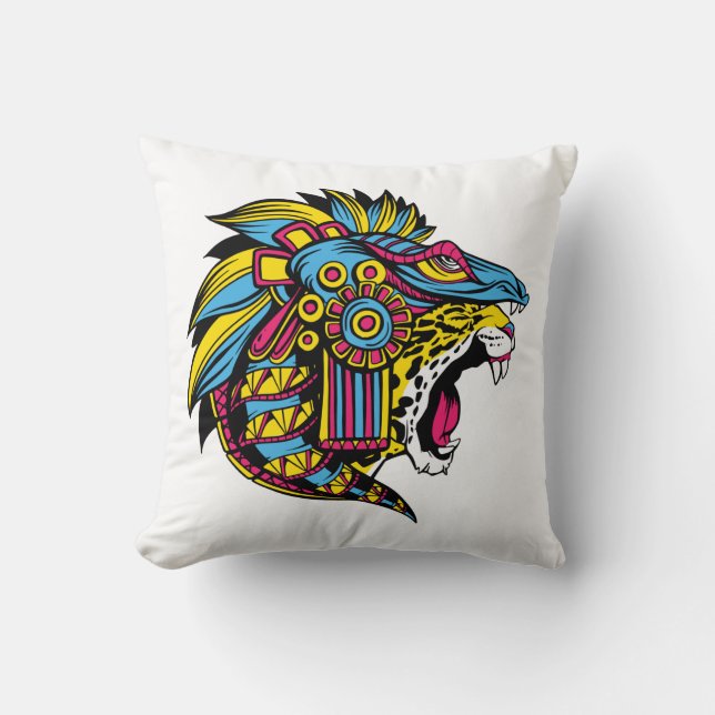 Viking jaguar kussen (Voorkant)
