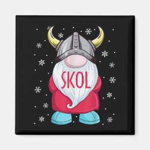 Viking Kabouter Skol Kerstmis Noorse Pyjama Viking Magneet