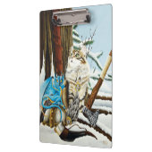 Viking Kat Blauwe Draak Klembord (Links)