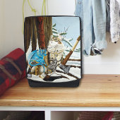 Viking Kat Blauwe Draak Rugtassen