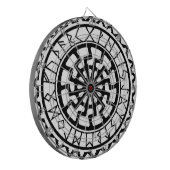 Viking Keltische Zon Rune Kalender Dartbord (Voorkant Links)