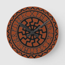 Viking Keltische Zon Rune Kalender Ronde Klok