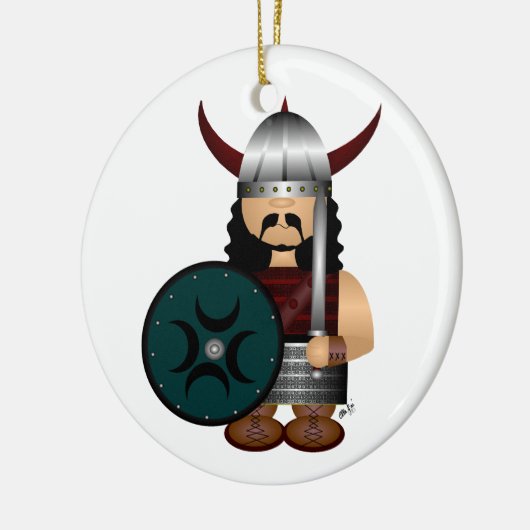 Viking Keramisch Ornament (Links)