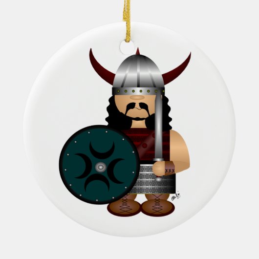 Viking Keramisch Ornament (Achterkant)