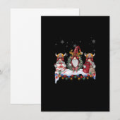 Viking Kerstgenoom Pset Red Norse Mythology P Kaart (Voorkant / Achterkant)