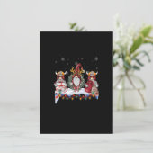 Viking Kerstgenoom Pset Red Norse Mythology P Kaart (Staand voorkant)