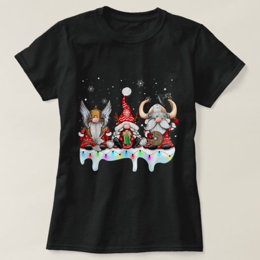 Viking kerstgrnome Norse Mythology Pajamas T-shirt (Design voorkant)