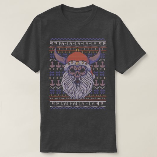 Viking Kerstmis T-shirt (Design voorkant)