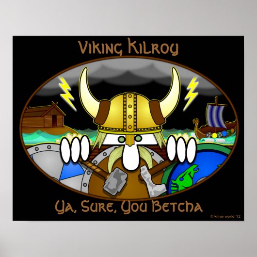 Viking Kilroy Poster (Voorkant)