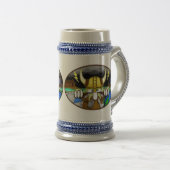 Viking Kilroy Stein Bierpul (Voorkant rechts)