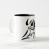 Viking koffiebeker tweekleurige koffiemok (Voorkant links)