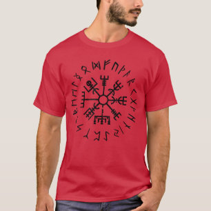 Viking Kompas Vegvisir Noordse Mythologie Mannen J T-shirt