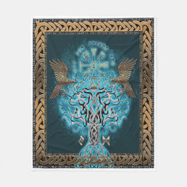 Viking Kompas Yggdrasil Fleece Deken