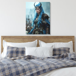 Viking Koningin Canvas Afdruk