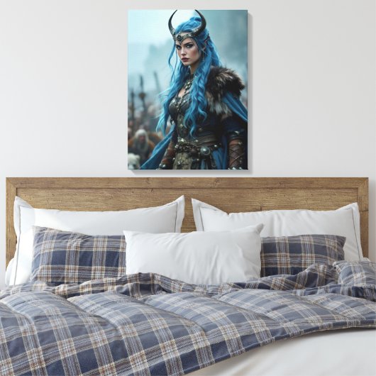 Viking Koningin Canvas Afdruk (Insitu (Slaapkamer))