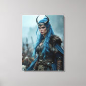 Viking Koningin Canvas Afdruk (Voorkant)