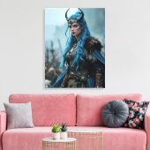 Viking Koningin Canvas Afdruk (Insitu (Woonkamer))