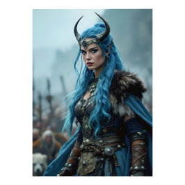 Viking Koningin Foto Afdruk