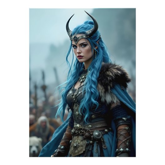Viking Koningin Foto Afdruk (Voorkant)