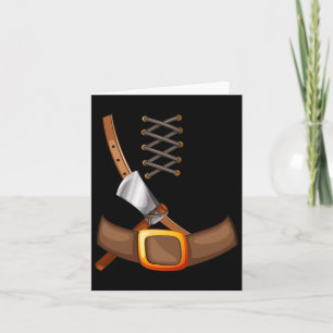 Viking kostuum Halloween truc of het behandelen va Kaart