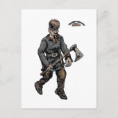 Viking krijger briefkaart (Voorkant)