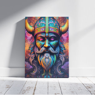 Viking krijger canvasprint canvas afdruk