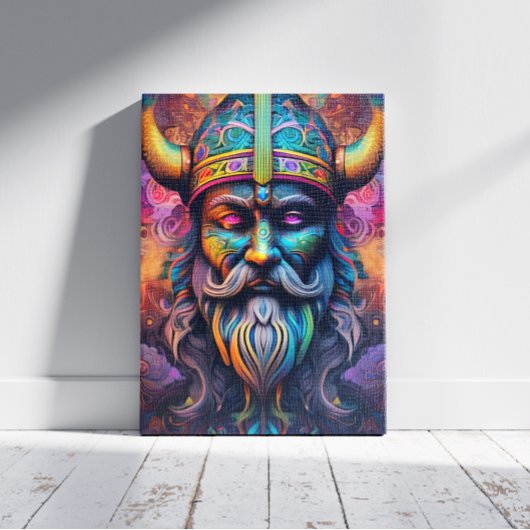 Viking krijger canvasprint canvas afdruk
