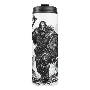 Viking Krijger Charge – Inktgevecht Thermosbeker