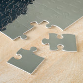 Viking krijger dubbele blootstelling puzzel (Zijkant)