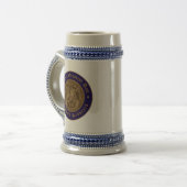 Viking krijger Grootste Papa Bierpul (Voorkant links)