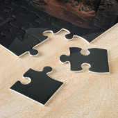 Viking krijger in authentieke kledij legpuzzel (Zijkant)
