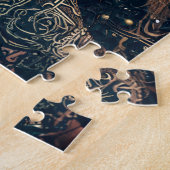 Viking krijger in authentieke kledij legpuzzel (Zijkant)