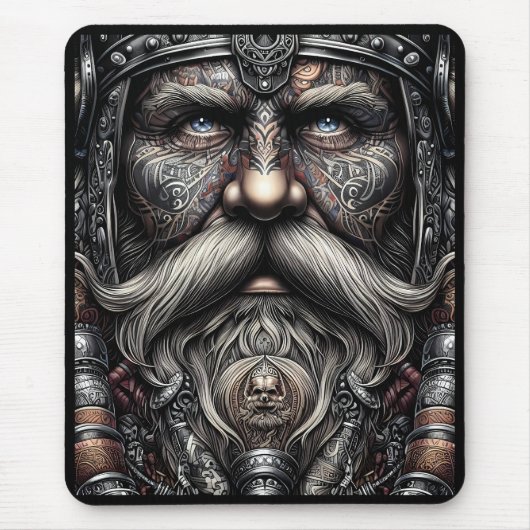 Viking krijger muismat (Voorkant)