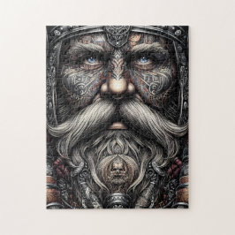 Viking krijger portret 252-delige legpuzzel