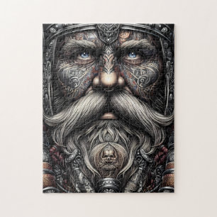 Viking krijger portret 252-delige legpuzzel
