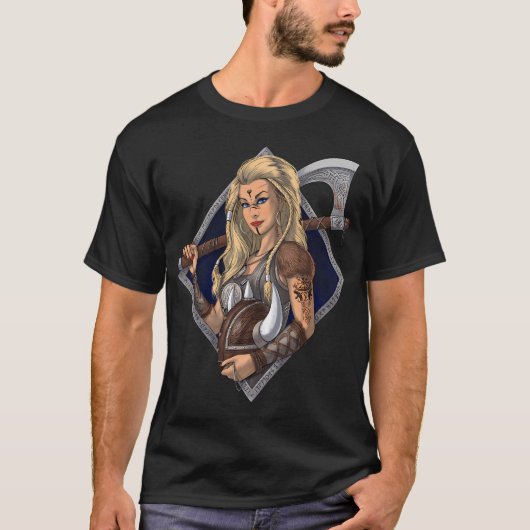 Viking krijger t-shirt (Voorkant)