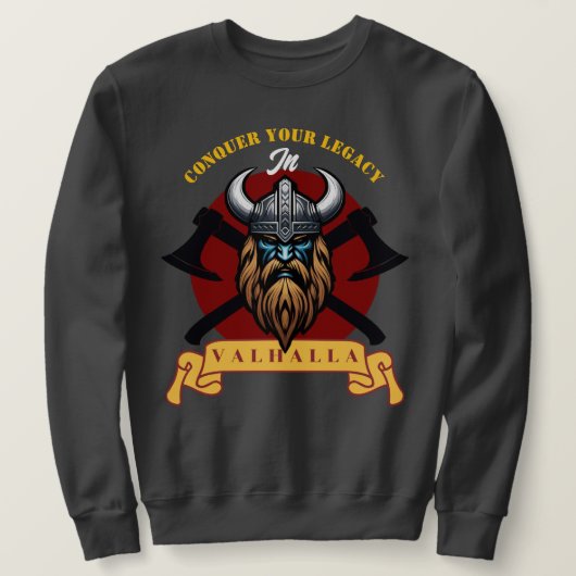 Viking krijger trui (Design voorkant)