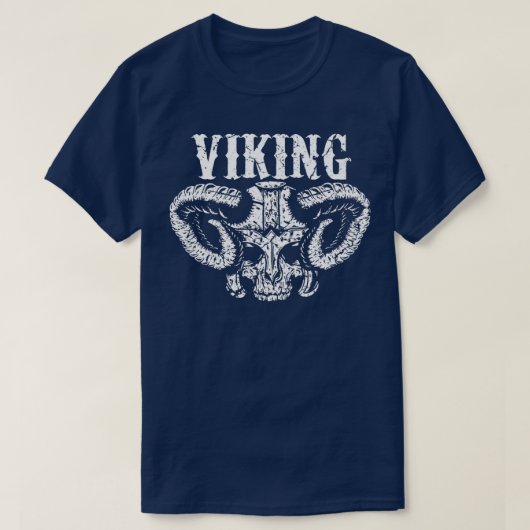 Viking krijgerschedel t-shirt (Design voorkant)