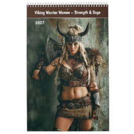 Viking krijgsvrouwen – Kracht & Saga Kalender