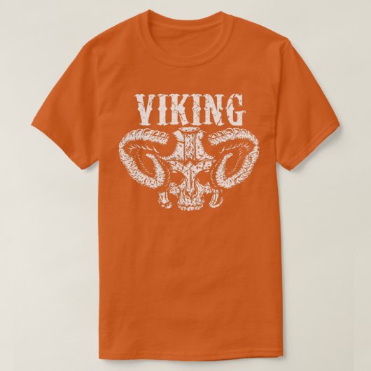 Viking krijorschedel 1 t-shirt (Design voorkant)