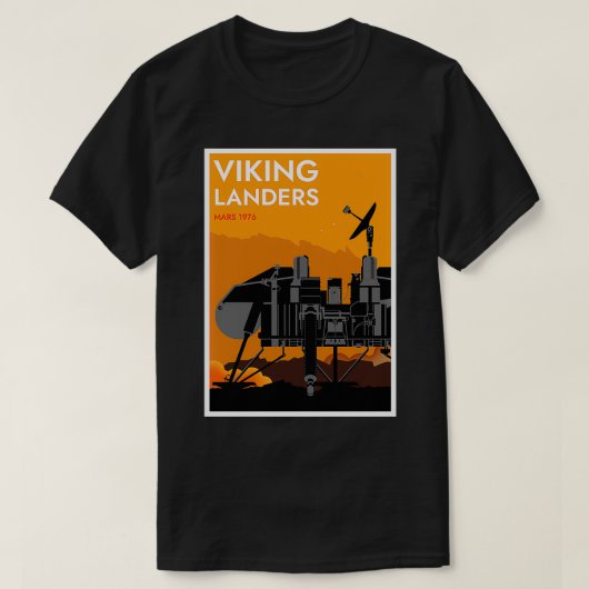 Viking Landers Mars 1976 T-shirt (Design voorkant)