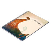 Viking Langschip Staart Notitieboek (Linkerzijde)