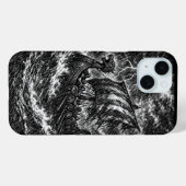 Viking-langskip in de storm — Ink Saga Art Case-Mate iPhone Case (Achterkant (horizontaal))