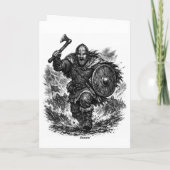 Viking-langskip in de storm — Ink Saga Art Kaart (Achterkant)