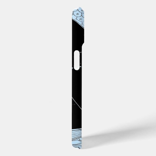 Viking Longship bij Night Blue Case-Mate iPhone Case (Achterkant / Rechts)