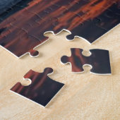 Viking Longship Icy Fjord Jigsaw Puzzle Legpuzzel (Zijkant)