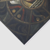 Viking Longship Medallion Decoupage Tissuepapier (Detail)