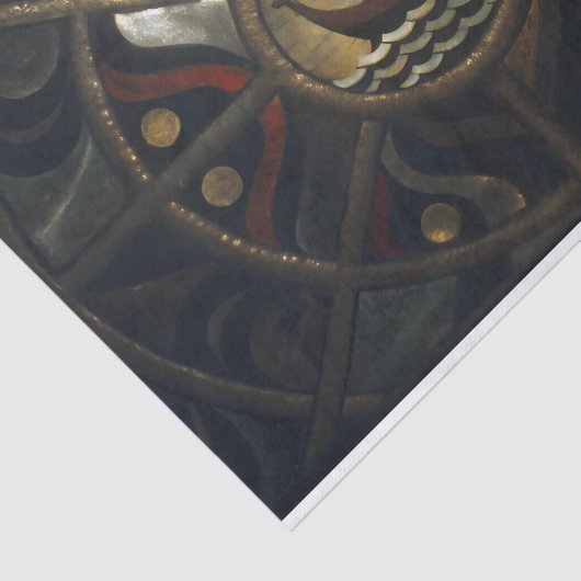 Viking Longship Medallion Decoupage Tissuepapier (Detail)