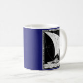 Viking Longship Sailboot Koffiemok (Voorkant rechts)